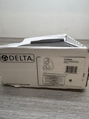 #ad #ad Delta T27859 BL Trinsic 17 Series Pressure Balanced Valve Trim Black Scratches $224.99
