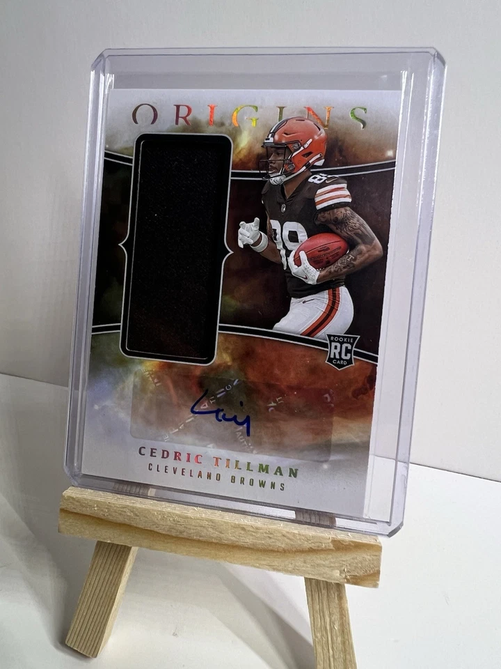 2023 Panini Origins CEDRIC TILLMAN Rookie Jumbo Jersey Autographs RC Browns - Image 4 of 4