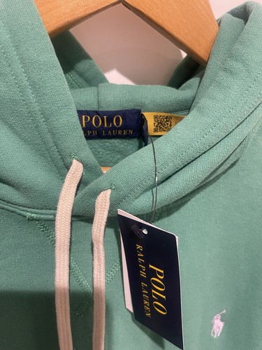 Ralph Lauren Polo hooded Sweatshirt Green Size Large BNWT - Picture 2 of 2