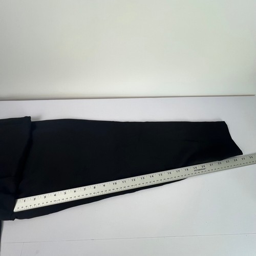 Zara Damen Gr. XS schwarz Kordelzug Polyester gerades Bein leichte Hose - Bild 9 von 15