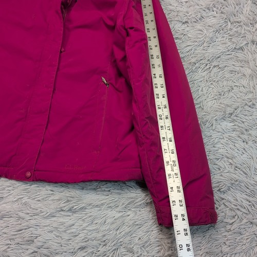 L.L. Bean Jacket Womens L Zip Up Pockets Casual Comfort Cozy Fleece Lining  - Picture 5 of 12