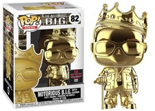 Funko Pop! Notorious B.I.G. w/ Crown (Gold) 82 - 2020 Toy Tokyo Exclusive