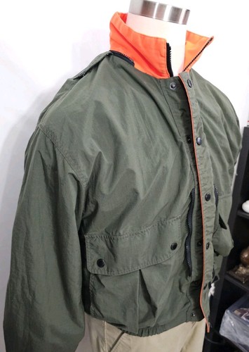 Vtg West Ark Mens M REVERSIBLE Green & Orange Hunting Outdoor Jacket - Picture 5 of 20