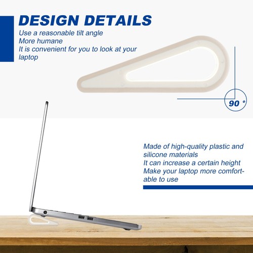 2 Pcs Computerständer Laptop -Kickstand Laptop-Riser Für Den Schreibtisch - Afbeelding 5 van 12