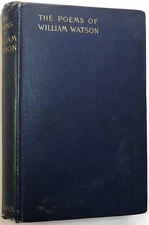 The Poems of William Watson / Signed 1st Edition 1893