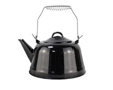 Michelino 2,4L Teekessel mit Klapphenkel Camping Outdoor Stahl