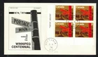 Canada #633, 1974 8¢ Winnipeg PB LL, B. Jones cachet FDC, Victoria BC cancel, VF