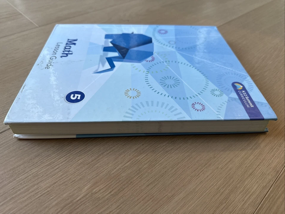Math 5 K12 Summit Curriculum Lesson Guide 2019 Hardcover Homeschool - Image 3 of 4