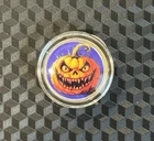 Haley Bug Mint 1 Gram .999 Silver Round  "Pumpkin " In Capsule