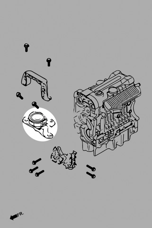Hardrace Full set Engine Mount (Hardened) for Ford Focus Mk2 ST / RS - Image 2 of 4