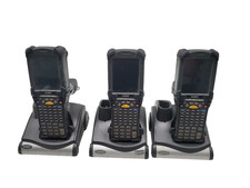 3x SYMBOL MC92N0 Wireless Barcode Scanner with charger CRD9000-1001SR
