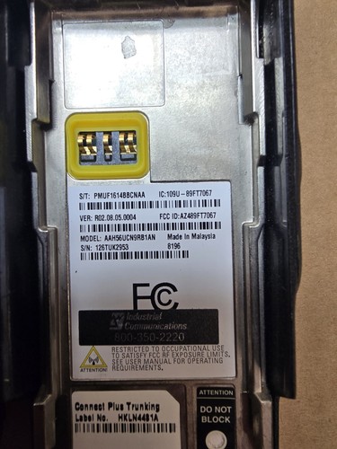 Motorola XPR7580e AAH56UCN9RB1AN 800/900 MHz Two Way Radio Antenna Battery Ch - Photo 5/12
