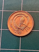 1982 Ireland 1/2 Penny - Uncirculated Beautiful Coin - Free shipping - Item#C18