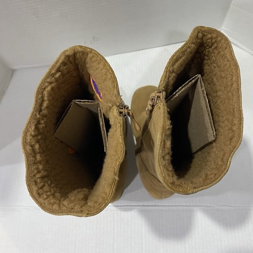 Bota de cuña de invierno forrada de lana de cuero gamuza tostado Rocket Dog para mujer talla 6,5 - Imagen 7 de 12