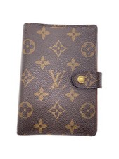 LOUIS VUITTON notebook cover agenda PM monogram BRW PVC Brown total pattern