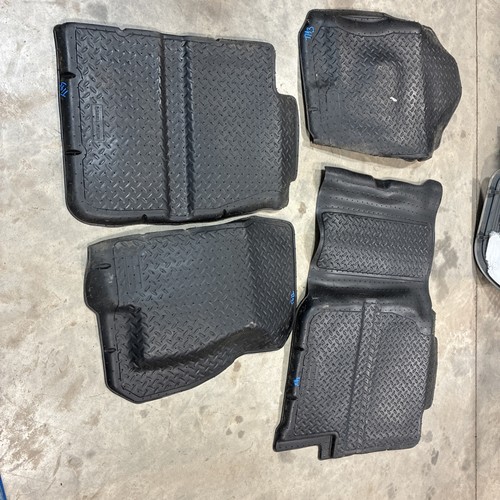 Husky Floor Liners Black Chevrolet Silverado Driver & PassengerSide - Model 6136 - Picture 11 of 13