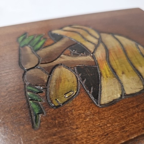 Placa de pared de madera para decoración de setas MCM de colección - Imagen 6 de 7