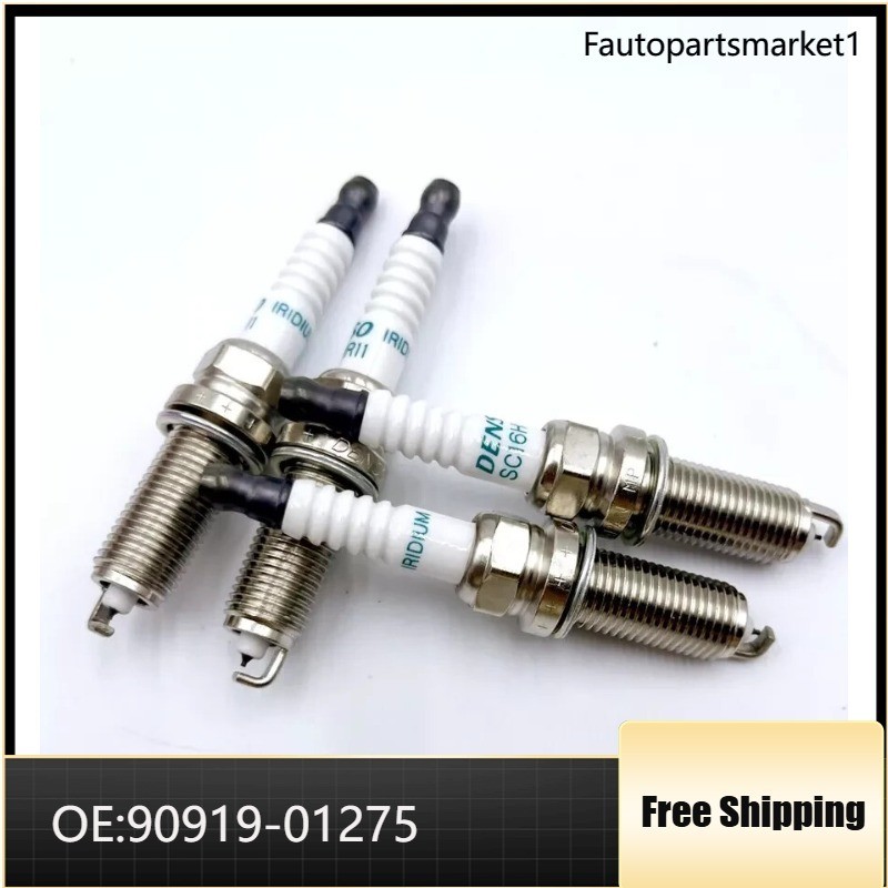 Sets of 4 90919-01275 SC16HR11 Iridium Spark Plug For Corolla Prius C-HR Scion