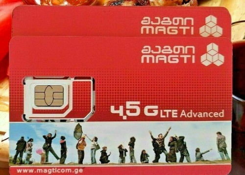 Karta Micro/Regular/Nano SIM Magti Gruzja Zarejestrowana Gruzińska Batumi Tbilisi NOWA - Zdjęcie 2 z 12
