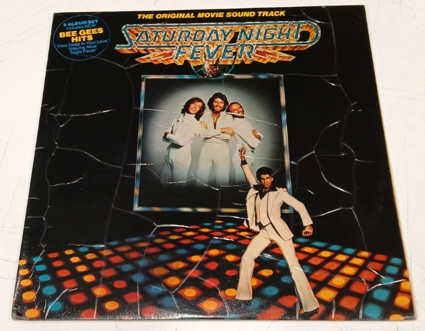 "Saturday Night Fever Soundtrack" 1977 Aus 1st.Press EX/Near Mint Double LP - Image 2 of 4