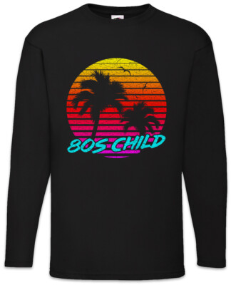 80s Child Langarm T-Shirt Audio Synthesizer LFO Wave Electro Sampler DJ MC Fun