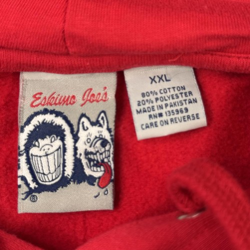 Felpa con cappuccio Eskimo Joe's extra large unisex Joe's Clothes Stillwater America rossa - Foto 4 di 8
