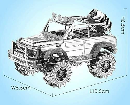 Piececool HP078-S SUV Off-road Vehicle Metal Model Kit 157 pcs - Image 3 of 3