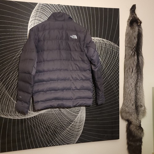 The North Face Fuseform Dot Matrix Down Jacket Grey Sz M $315 - Picture 11 of 17