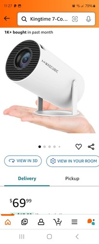 Magcubic HY300 Pro 4K Projector, Dual WiFi6 BT5.0, Home Theater System - USA - Picture 1 of 7