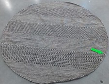 IVORY / ANTHRACITE 6'-0" x 6'-0" Damaged Rug Reduced Price 1172766930 MTK330N-6R