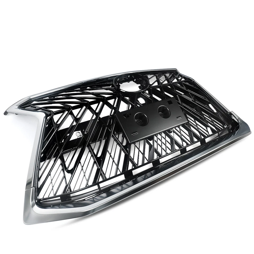 For Lexus LX570 2016-2021 Chrome Black Luxury Grille Sport Style Upper Grille Foto 3 de 4