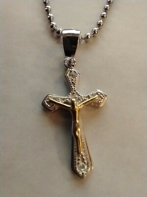 Jewelry Stores Network Latin Crucifix Pendant in 925 Sterling Silver 55x30mm Jewelry Stores Network Latin Crucifix Pendant in 925 Sterling Silver 55x30mm