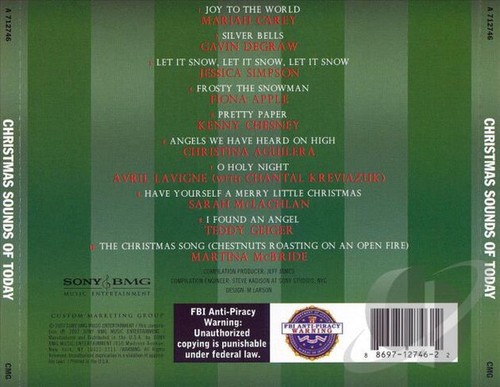 NEW CD 2007 - Various – Christmas Sounds Of Today - Imagen 2 de 2