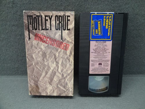 LOT 80s Heavy Metal Rock VHS Iron Maiden Metallica Motley Crue Skid Row Cassette - Picture 9 of 19