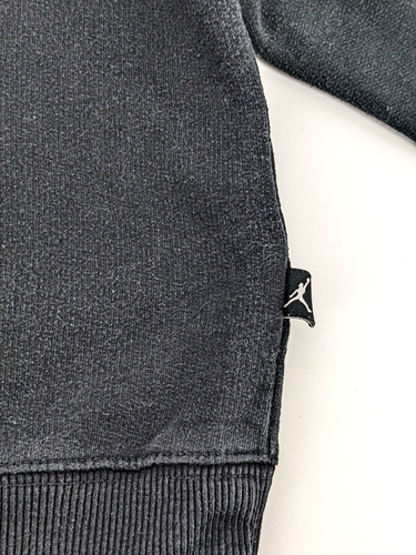 Nike Air Jordan Flight Big Kids Black Fleece Pullover Hoodie Size S (8/10) - Picture 4 of 9