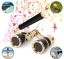 Opera Glasses Binoculars 3X25 Lorgnette Theater Glasses Optical BK9 Mini Compa