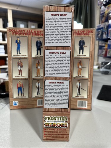 "Figura posable de 12"" Frontier Heroes Jesse James 1993" - Imagen 2 de 7