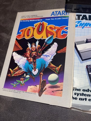 Joust Atari 5200 Video Game With Manual ! - Picture 4 of 5