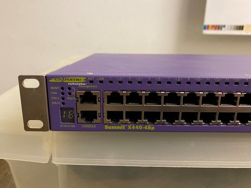 Extreme Networks Summit X440-48p 48 Port Gigabit Ethernet Switch (16506) - Picture 2 of 5