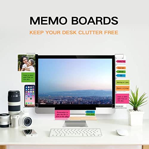 Monitor Memo Boards for Computer, Set of 3 (Left & Right Left + Right + Bottom - Bild 2 von 7