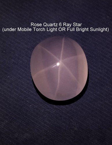 331 Carat 45.5x39x27 MM Natural Rose Quartz Crystal 6 Ray Star Oval Cabochon - Picture 16 of 24
