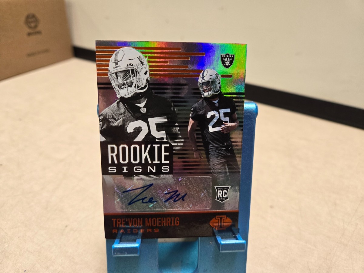 Image Trevon Moehrig image beautiful - Panini Illusions Rookie Signs Trevon Moehrig Illusions Rookie RC ...