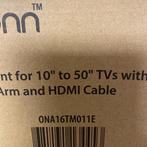 DuraPro Full-Motion Wall Mount for 10"- 50" TVs with Arm type+Bonus HDMI Cable  - Picture 8 of 9