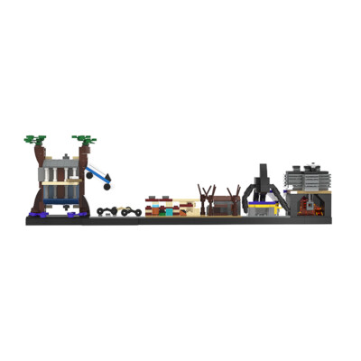 MOC: Iconic Locations Scenes Skyline Architecture Toy from TV Show Good Quality