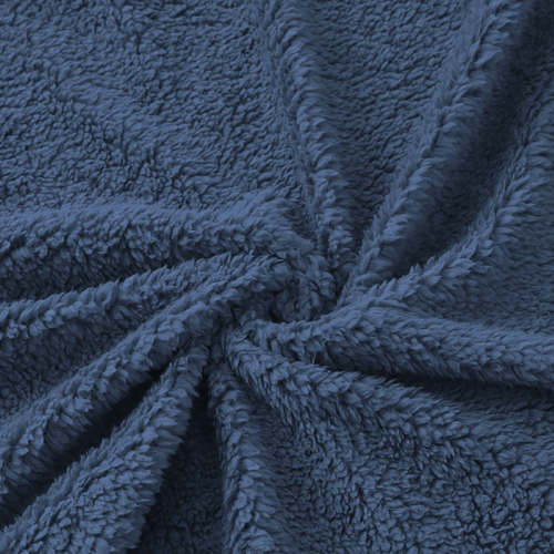 Single/KS/Double/Queen/King Teddy Bear Fleece Soft Warm Fitted Flat Sheet Set - Picture 7 of 11