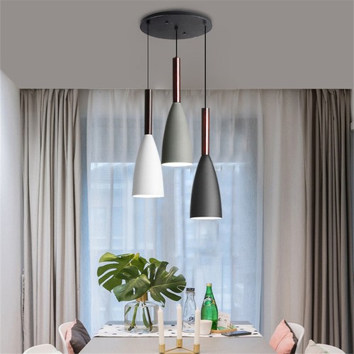 UK Vintage Industrial Pendant Light Modern Hanging Retro Lamp LED Ceiling Lights - Picture 5 of 15