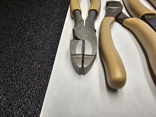 Snap-on Tools USA NOS 3pc COMBAT TAN Plier & Cutter Set 47ACF 86ACF 57AHLP - Picture 14 of 17