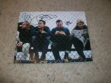BEAR HANDS BAND SIGNED 8x10 PHOTO C DILLON RAU +3 AUTOGRAPH DISTRACTION GIANTS BEAR HANDS BAND SIGNED 8x10 PHOTO C DILLON RAU +3 AUTOGRAPH DISTRACTION GIANTS