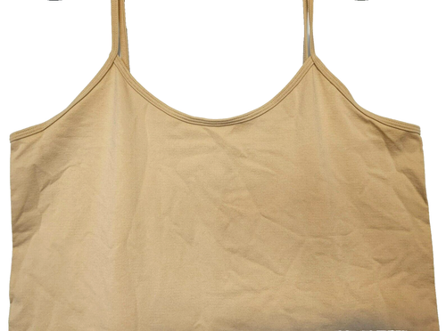 Women's Active Basic Soft Slimming Tank Top Fits Size 2XL-3XL in Taupe - Picture 4 of 7