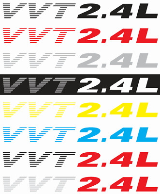 DODGE AVENGER 2.4L Vinyl Sticker Decals - SET of 2 - VVT2.4L